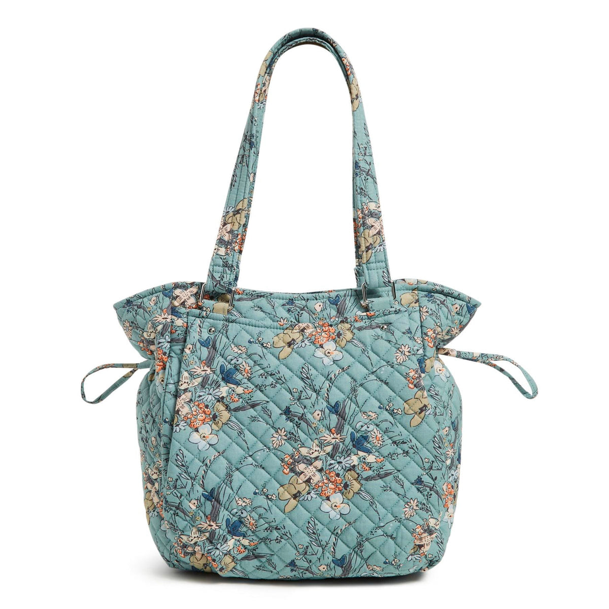 Vera Bradley Glenna Satchel Sunlit Garden Sage.