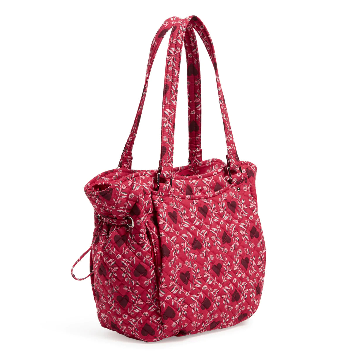 Glenna Satchel Bag - Imperial Hearts Red