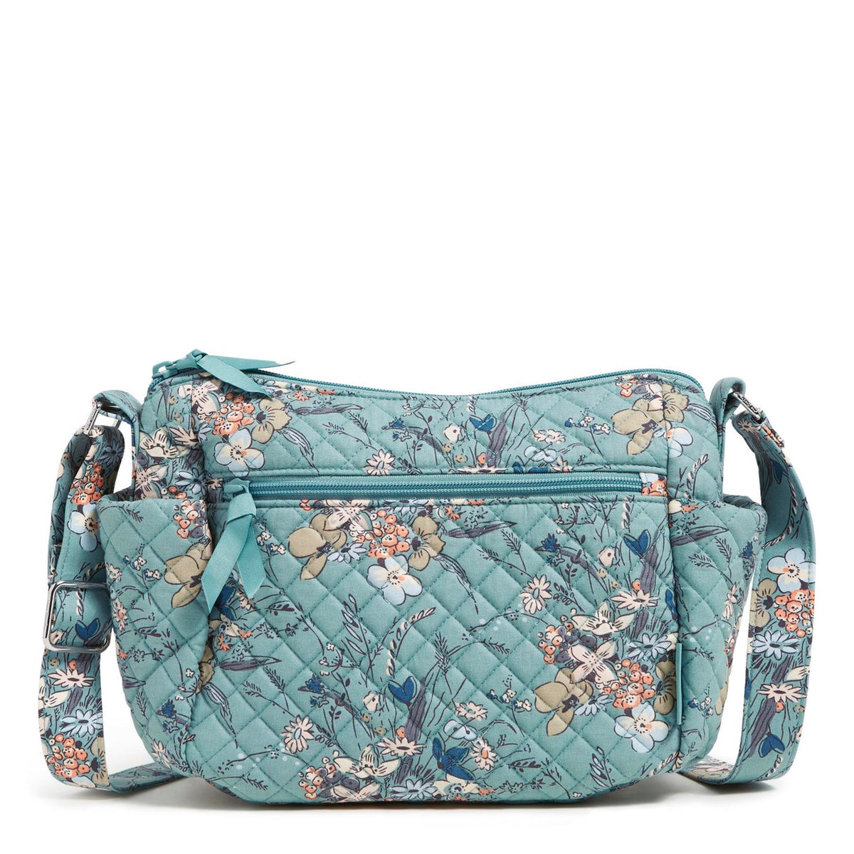 Vera Bradley On the Go Crossbody Sunlit Garden Sage.