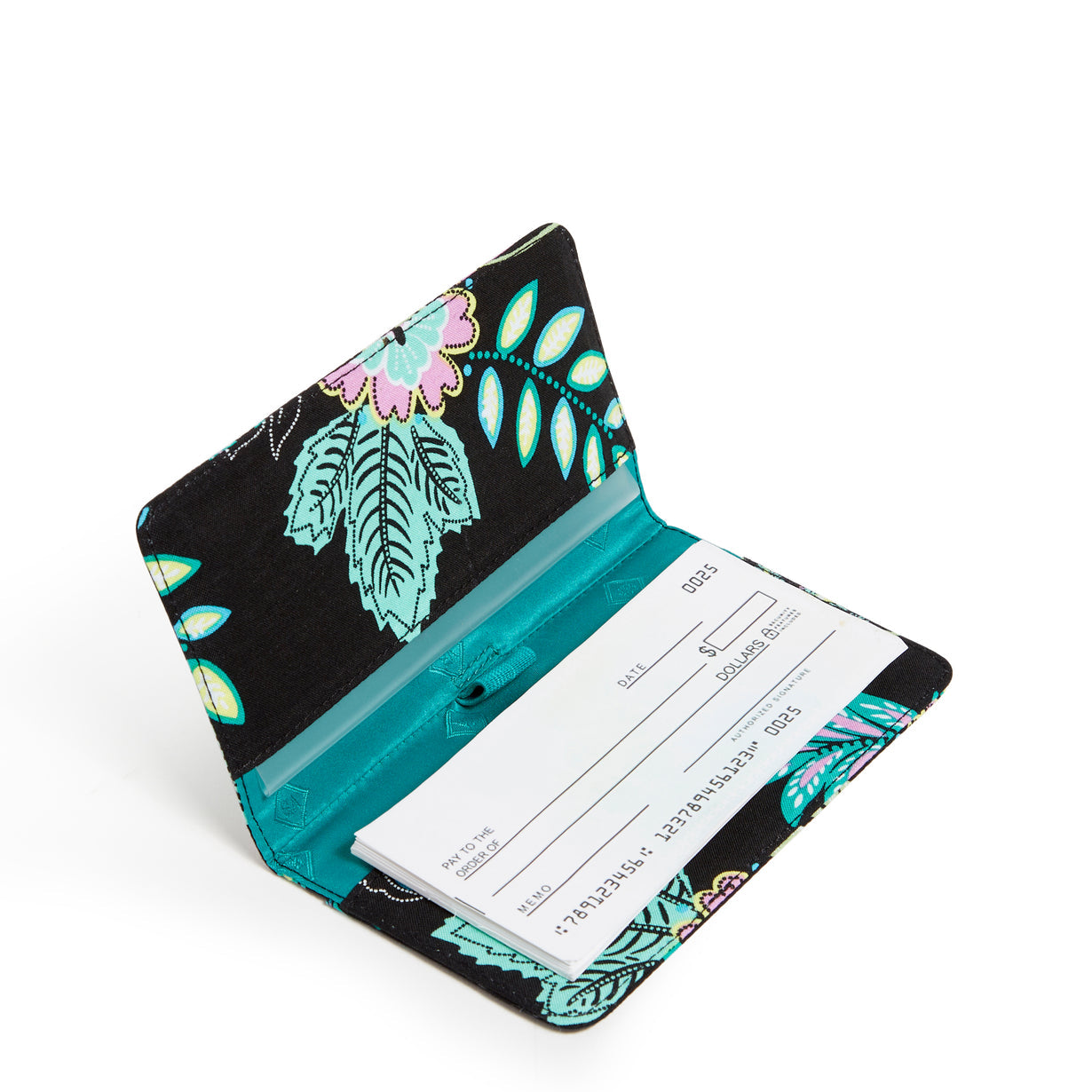 Checkbook Cover - Island Garden