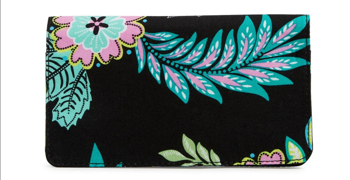 Vera Bradley Checkbook Cover Island Garden pattern..