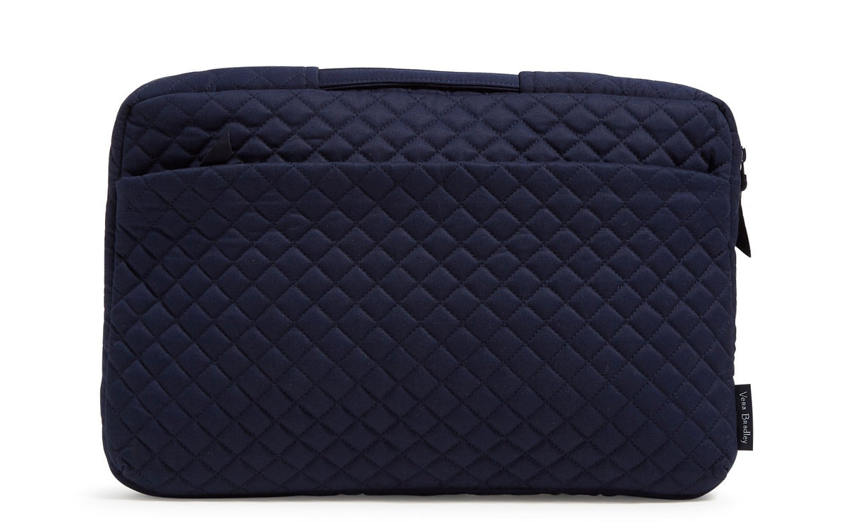 A Vera Bradley Laptop Organizer in classic Navy.