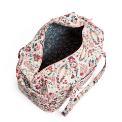 Large Travel Duffel Prairie Paisley Inside Main Pocket With Pattern