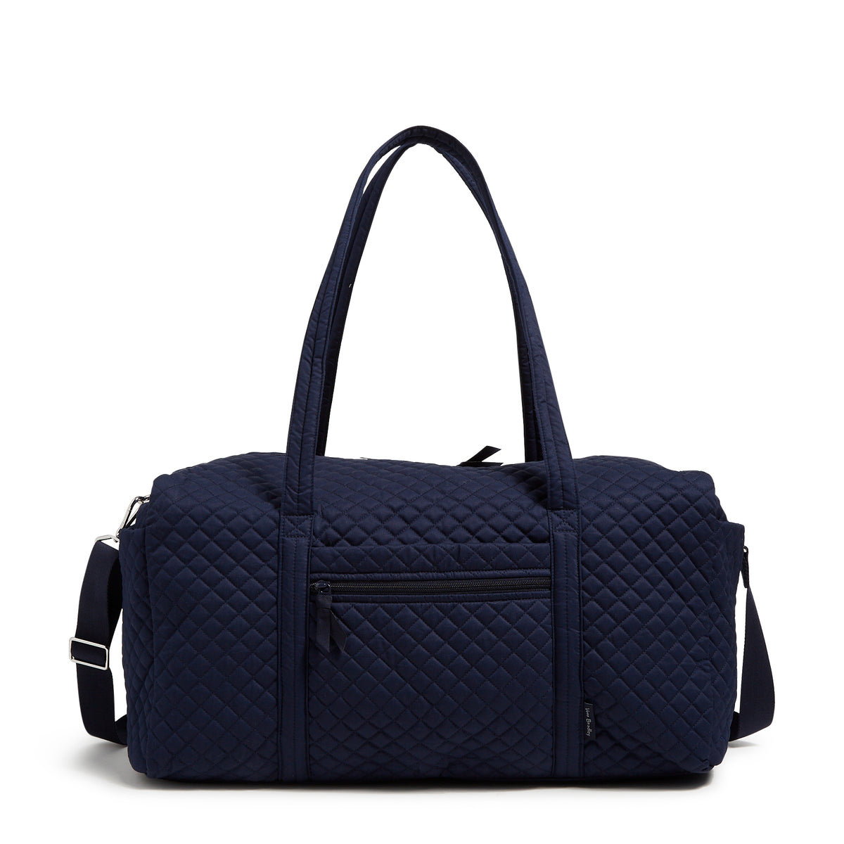 A Vera Bradley Large Travel Duffel Bag In Classic Navy