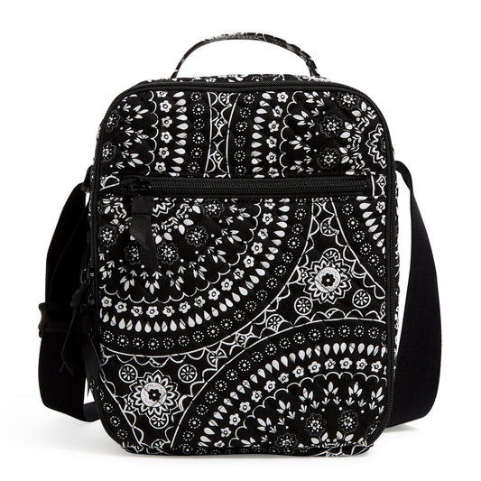 Deluxe Lunch Bunch Black Bandana Medallion Front 1230