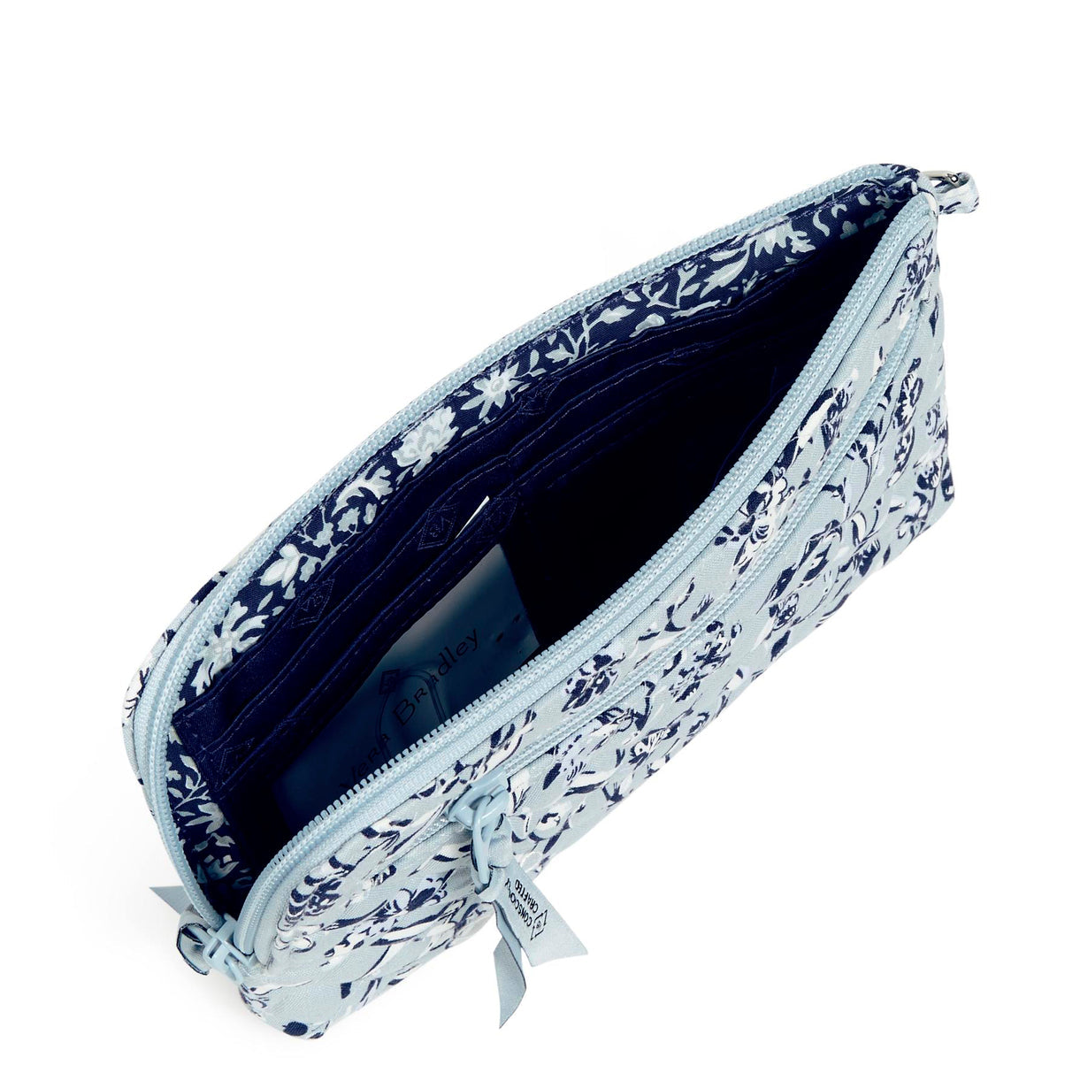 RFID Wristlet - Perennials Gray