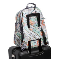 Campus Backpack Citrus Paisley Travel Strap