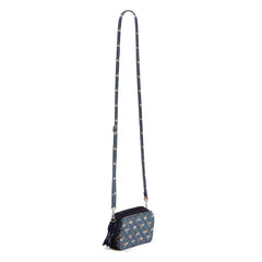 RFID All in One Crossbody Bees Navy