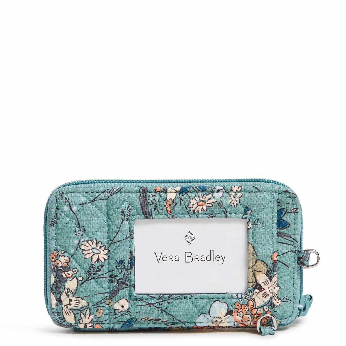 Vera Bradley RFID Smartphone Wristlet Sunlit Garden Sage.