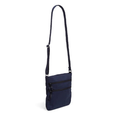 Triple Zip Hipster Classic Navy strap 
