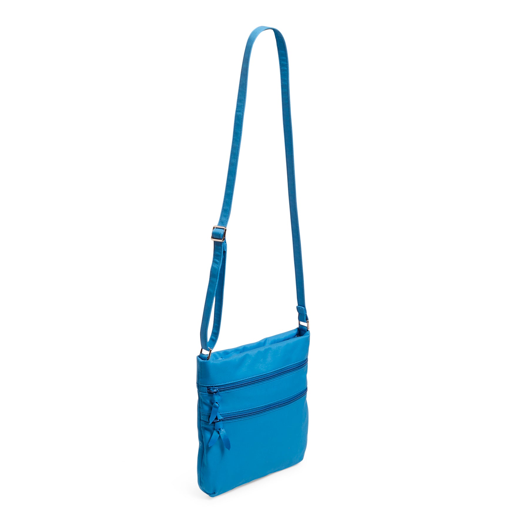 Triple Zip Hipster Blue Aster Shoulder Strap