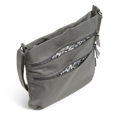 Triple Zip Hipster Galaxy Gray Front Pockets