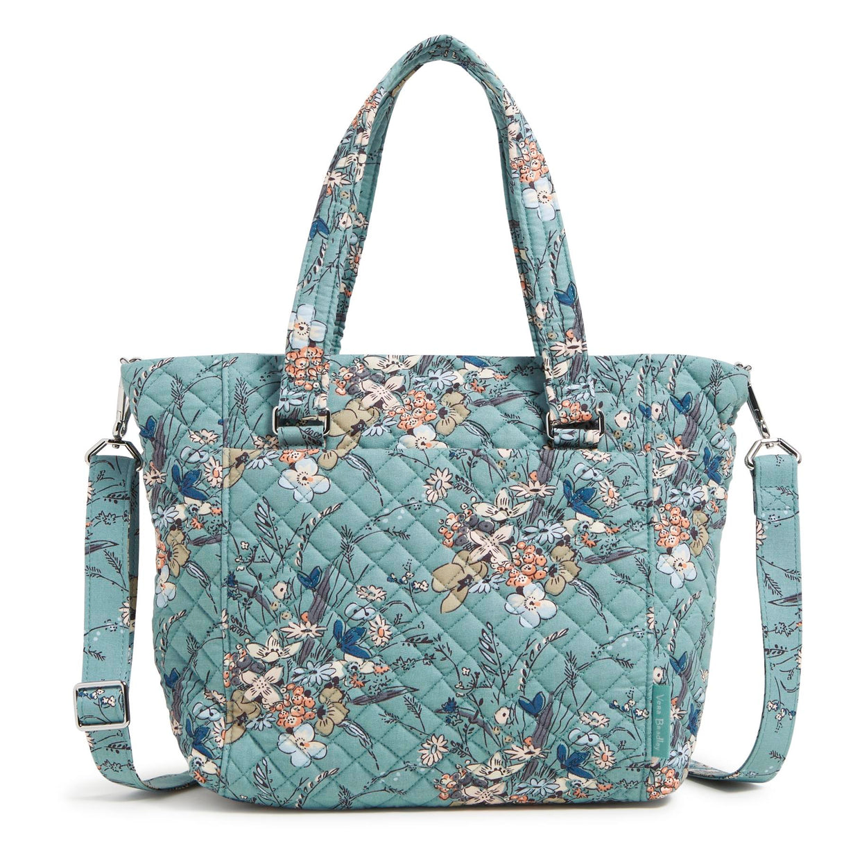 Vera Bradley Multi-Strap Shoulder Bag Sunlit Garden Sage.