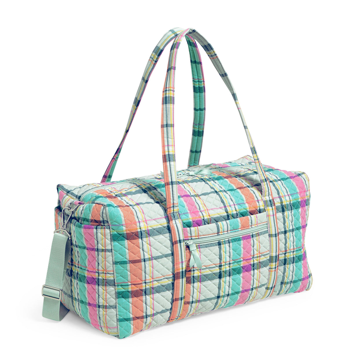 Vera Bradley Large Travel Duffel - Pastel Plaid