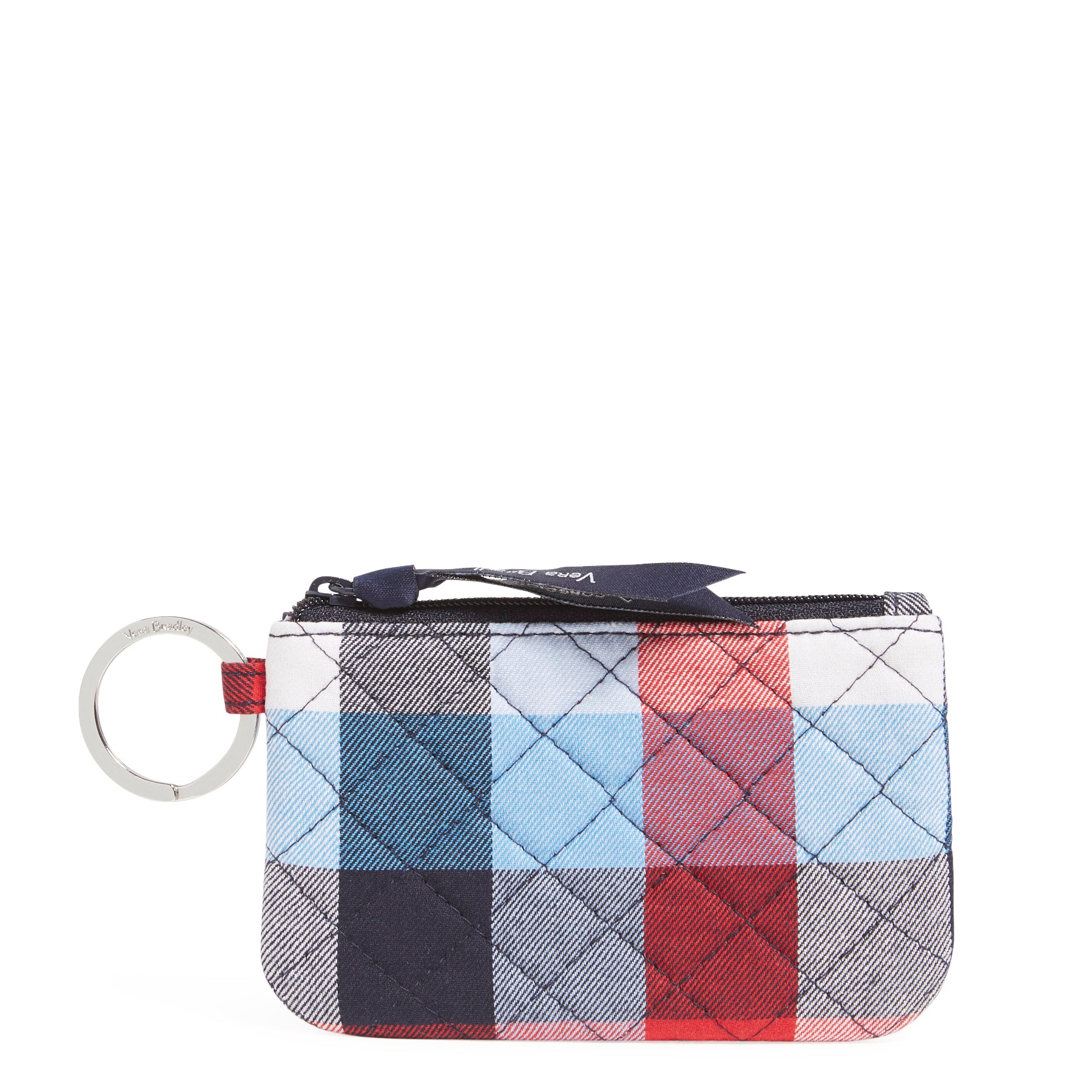 Zip Id Case - Patriotic Plaid