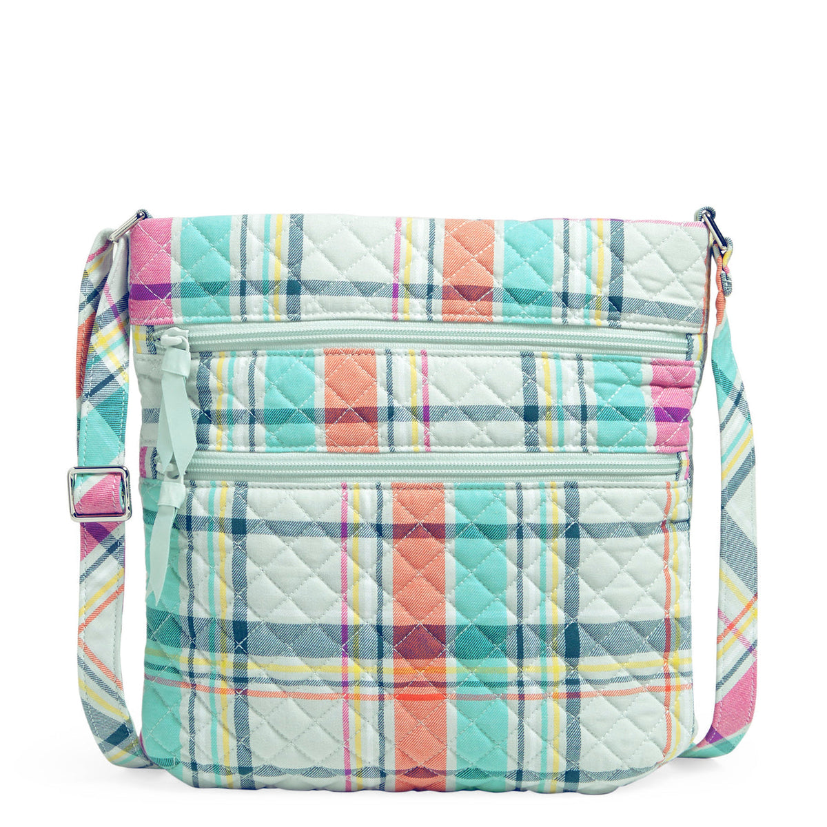 Triple Zip Hipster - Pastel Plaid