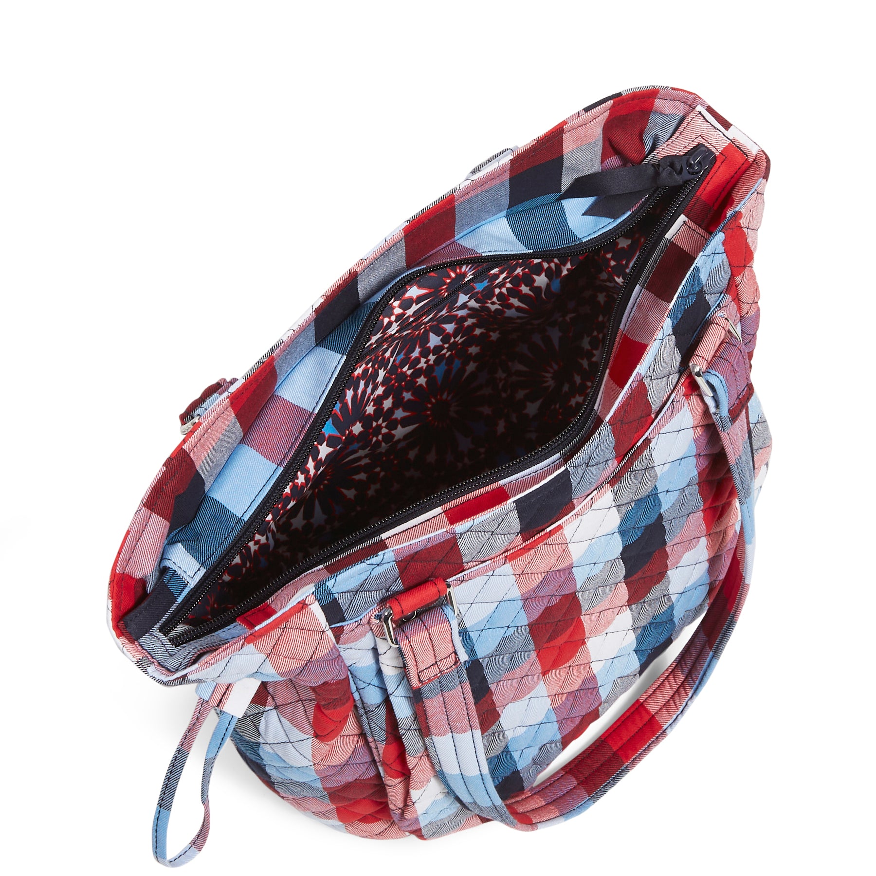 Glenna Satchel - Patriotic Plaid