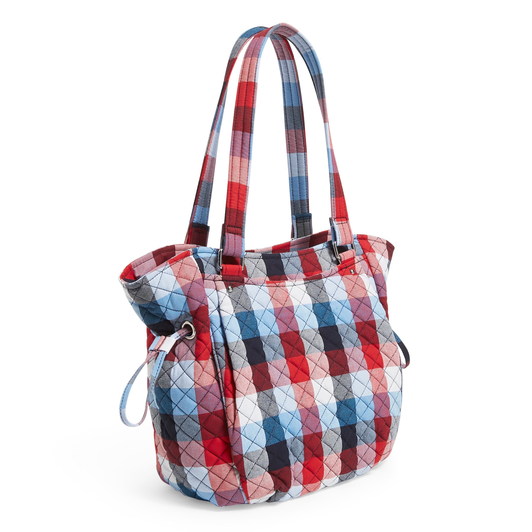 Glenna Satchel - Patriotic Plaid