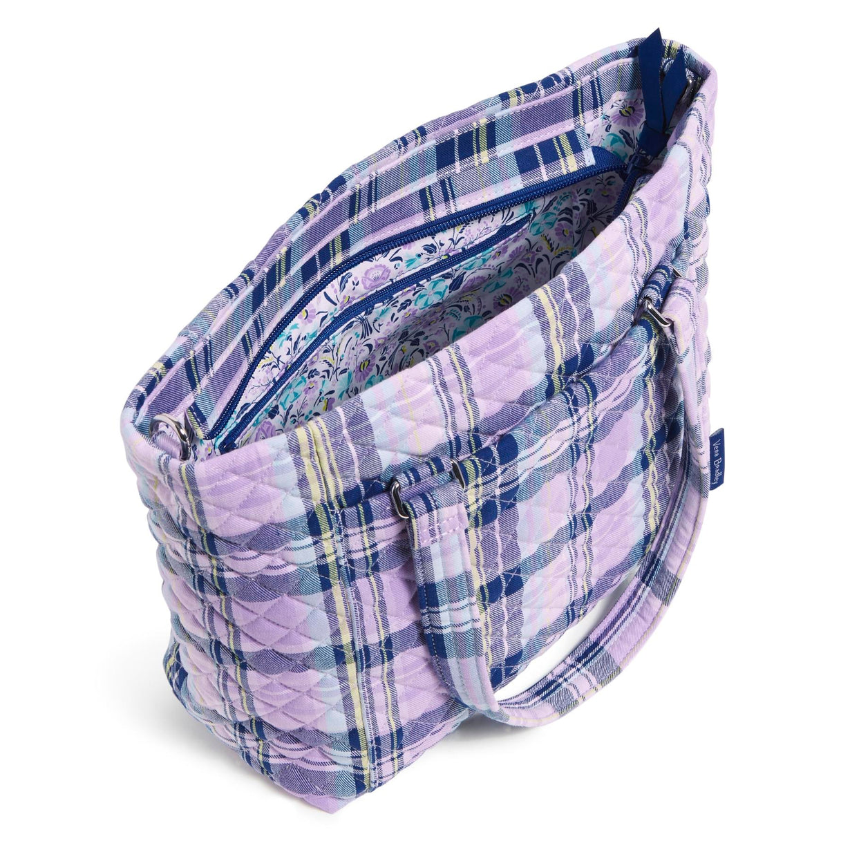 Multi-Strap Shoulder Bag - Amethyst Plaid