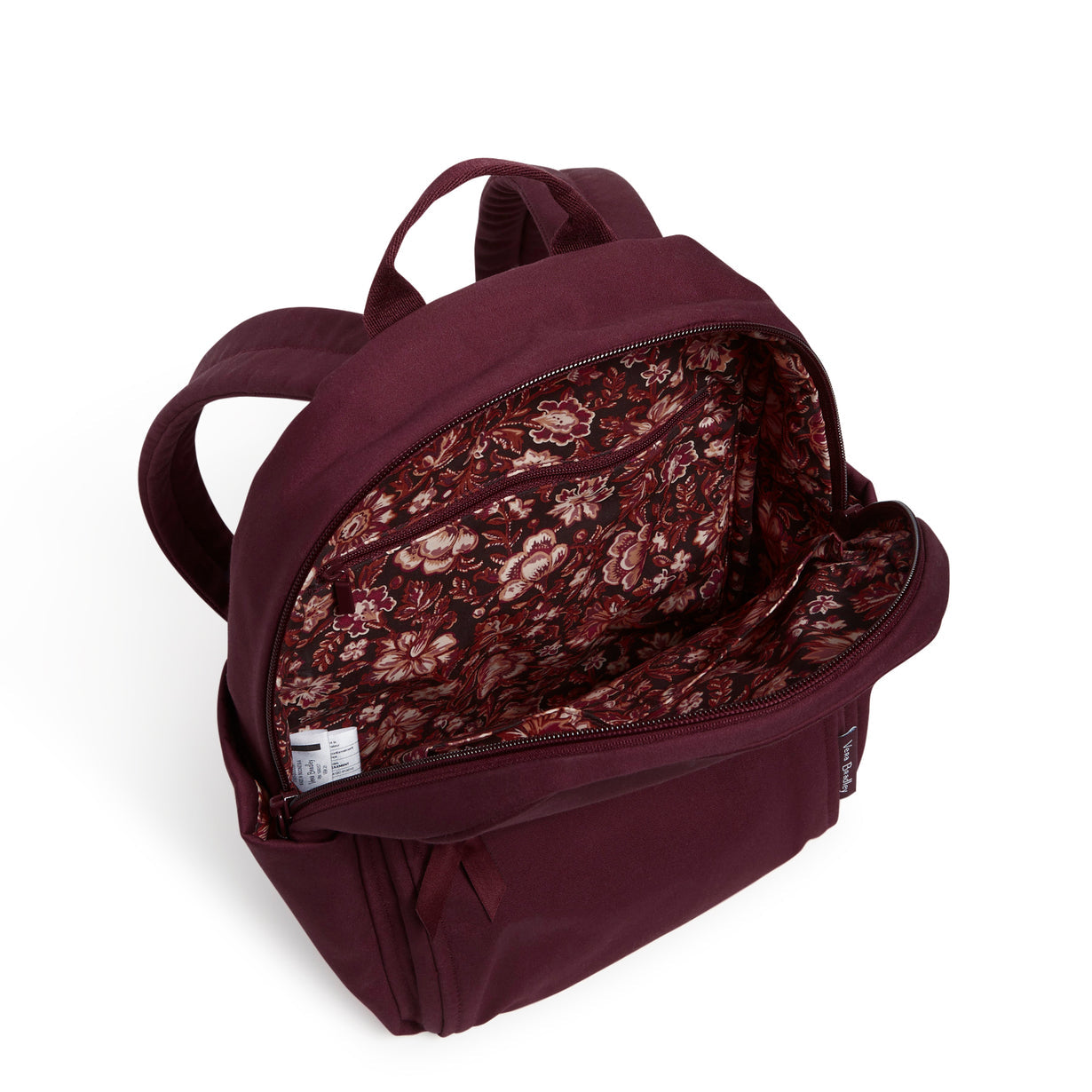 Small Backpack Mulled Wine Inside Main Pocket