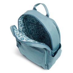 Small Backpack In Reef Water Blue - Image 3 - Vera Bradley