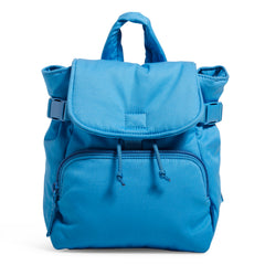 Utility Mini Backpack Blue Aster Front View