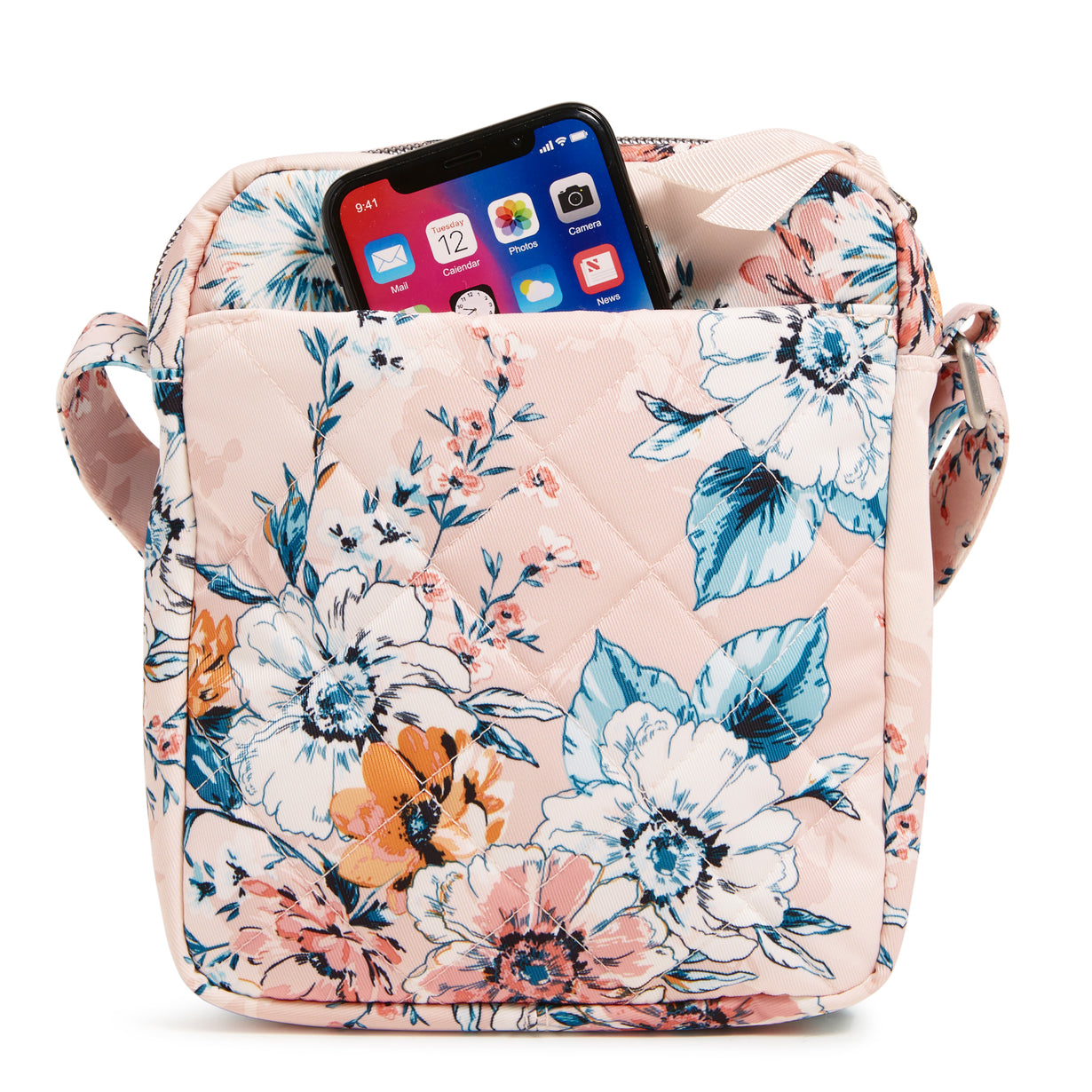 Small Crossbody - Peach Blossom Bouquet