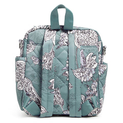 Convertible Small Backpack In Tiger Lily Blue Oar - Image 2 - Vera Bradley