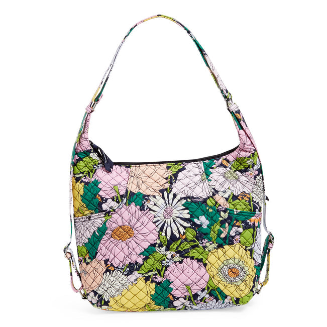 Vera Bradley Convertible Backpack Shoulder Bag - Bloom Bloom