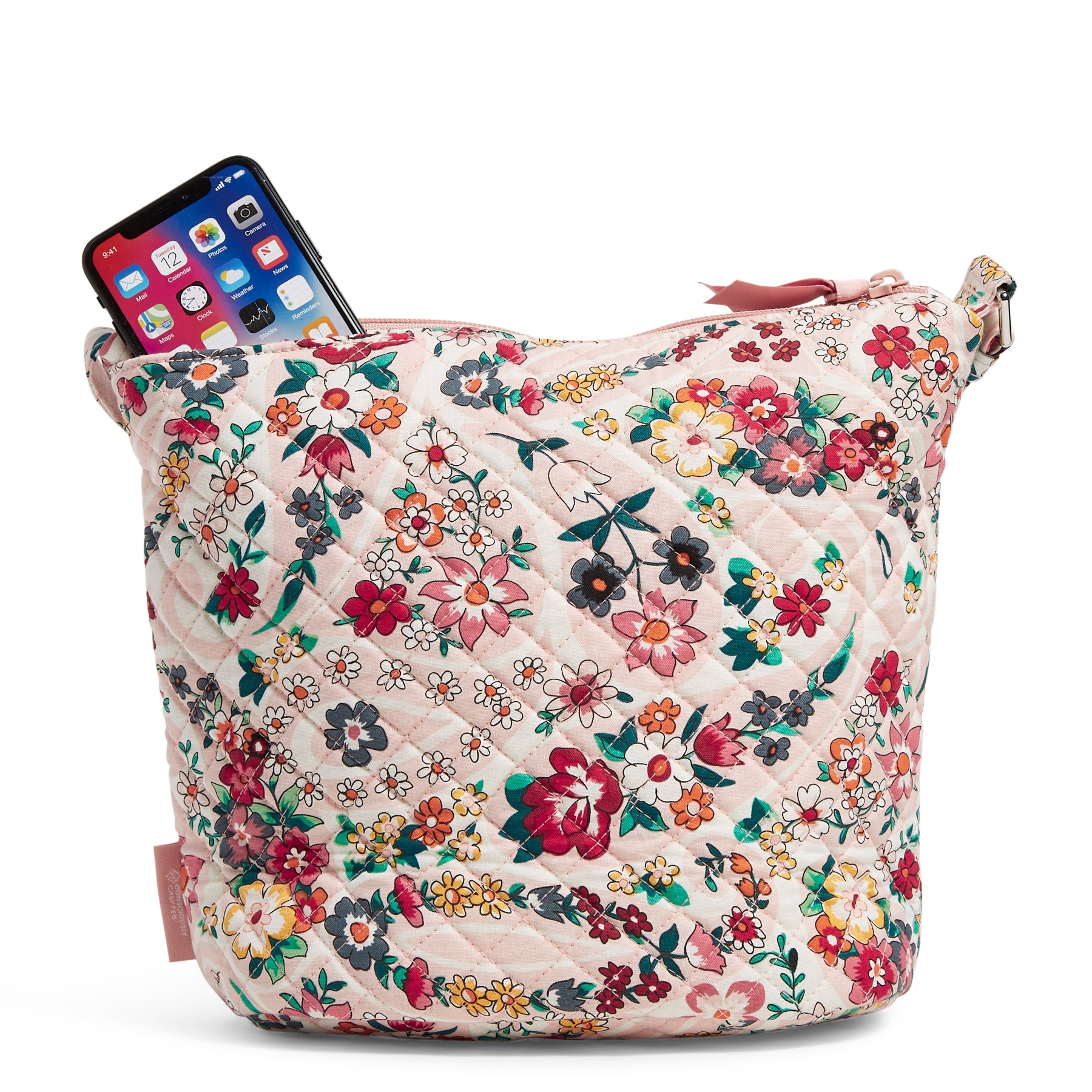 Bucket Crossbody Prairie Paisley Back Pocket