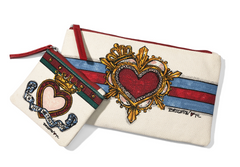 In Love We Trust Pouch Set Front View