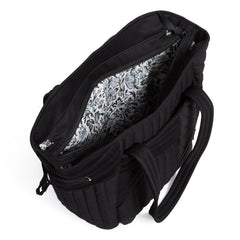 Glenna Bag In Satchel Black - Inside Main Pocket
