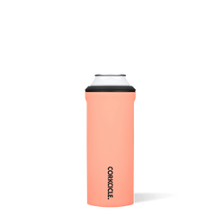 Coral - Slim Can Cooler Front View