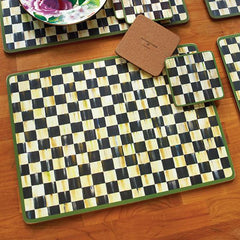 courtly check set of 4 placemats