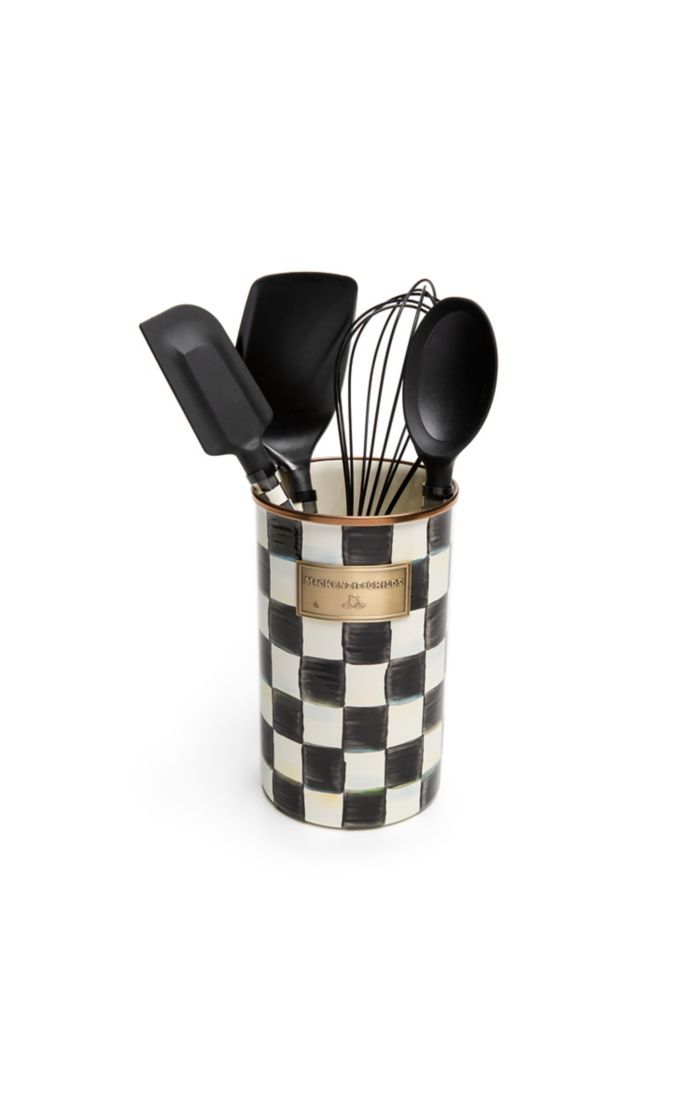 Courtly Check Enamel Utensil Set