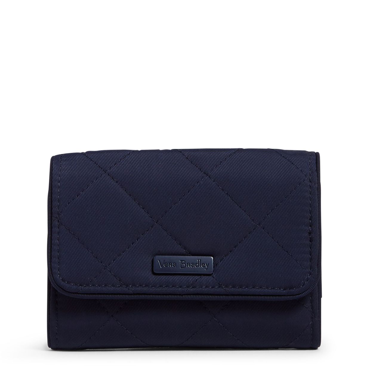 RFID Riley Compact Wallet Classic Navy front