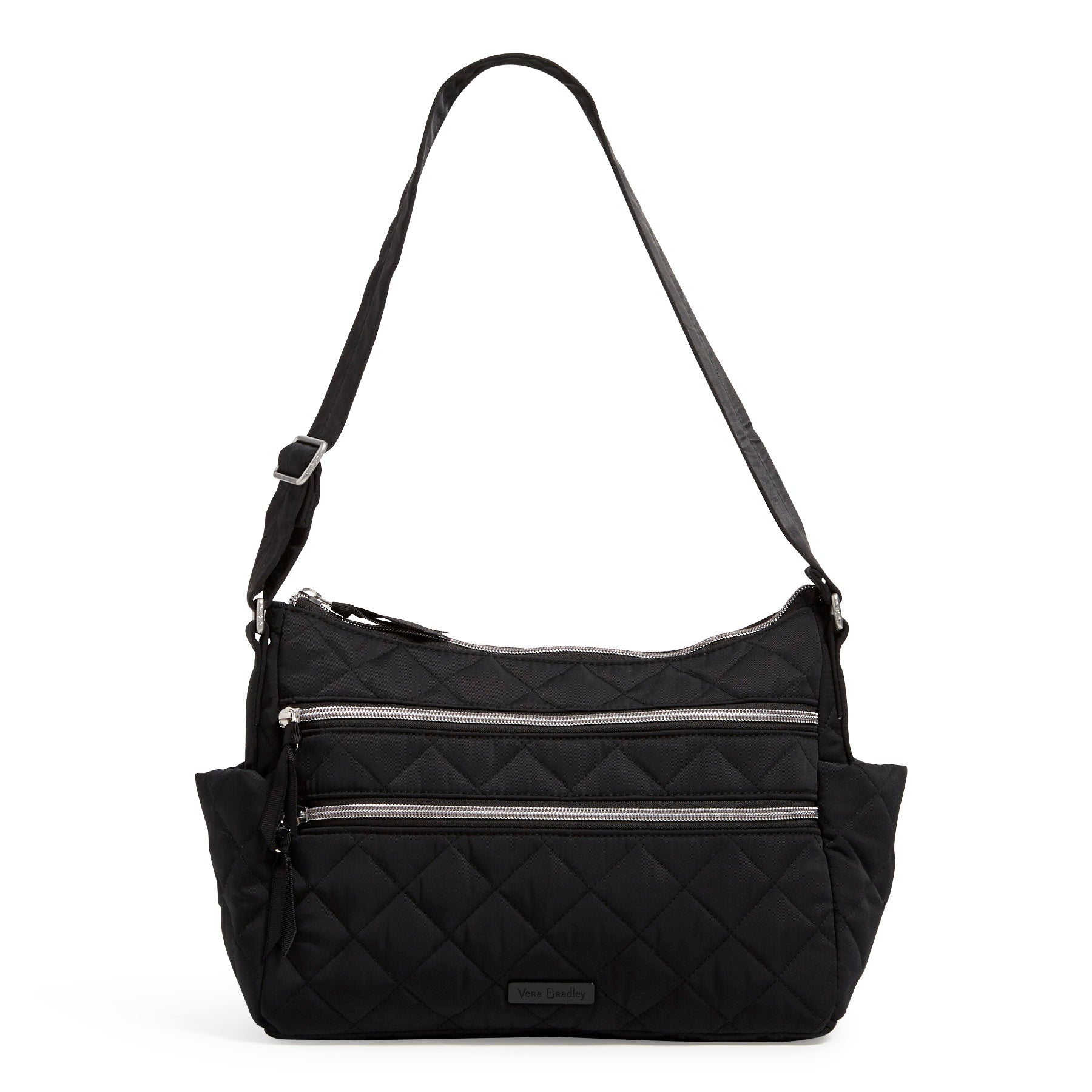 Vera Bradley® - Triple Zip Shoulder Bag In Black