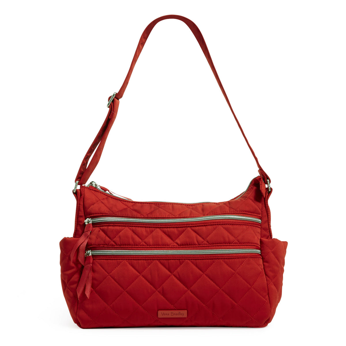 Vera Bradley® - Triple Zip Shoulder Bag In Cardinal Red