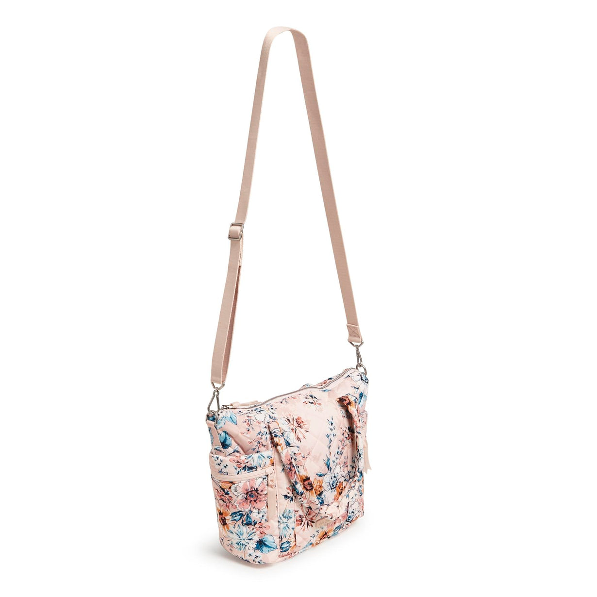 Small Multi-Strap Tote Peach Blossom Bouquet