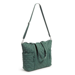 Large Multi-Strap Tote Bag In Olive Leaf - Image 2 - Vera Bradley