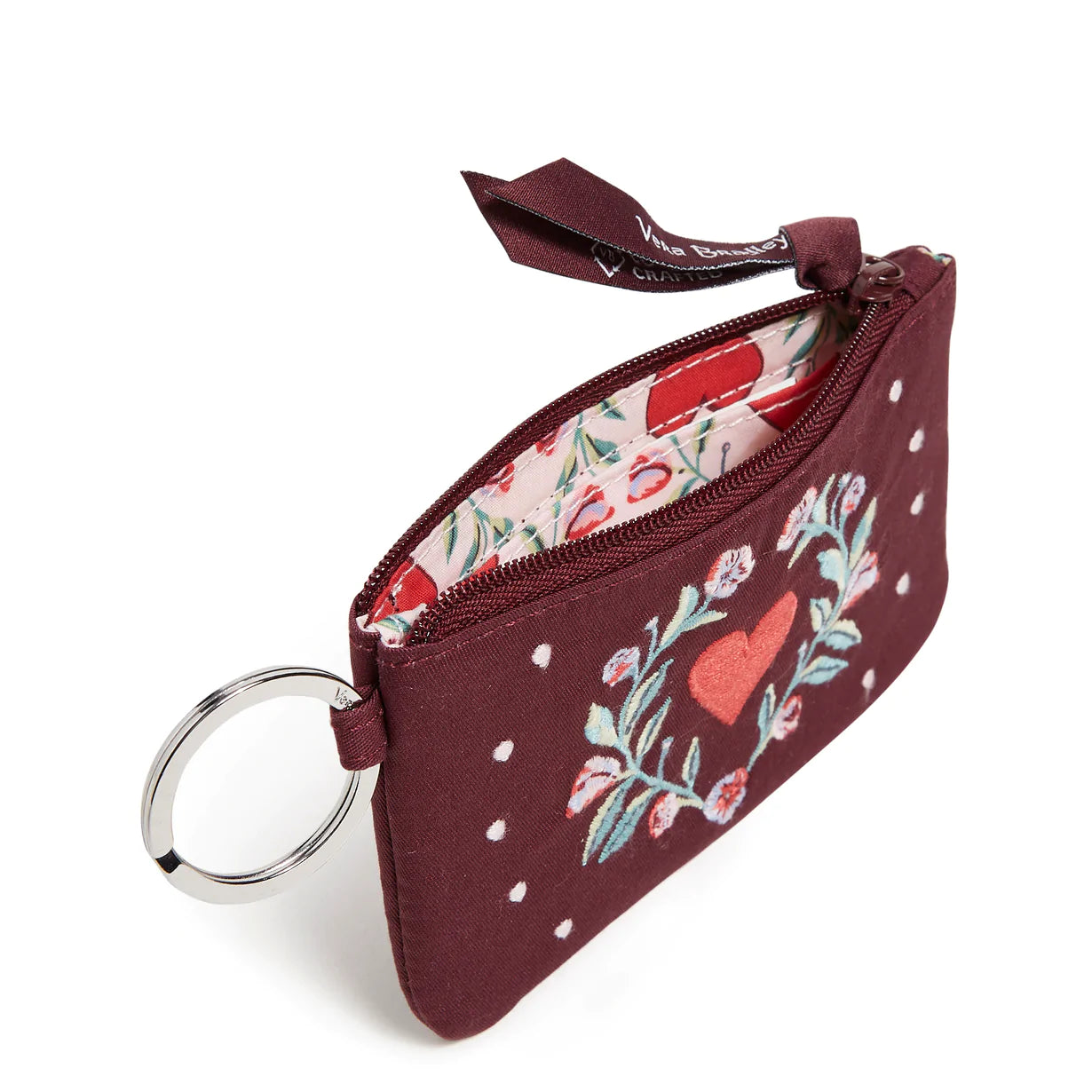 Zip ID Case Imperial Hearts Red - Image 3 - Vera Bradley