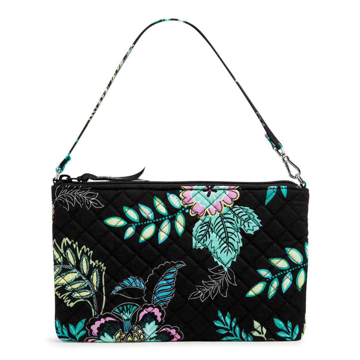 Vera Bradley RFID Convertible Wristlet In Island Garden Pattern.