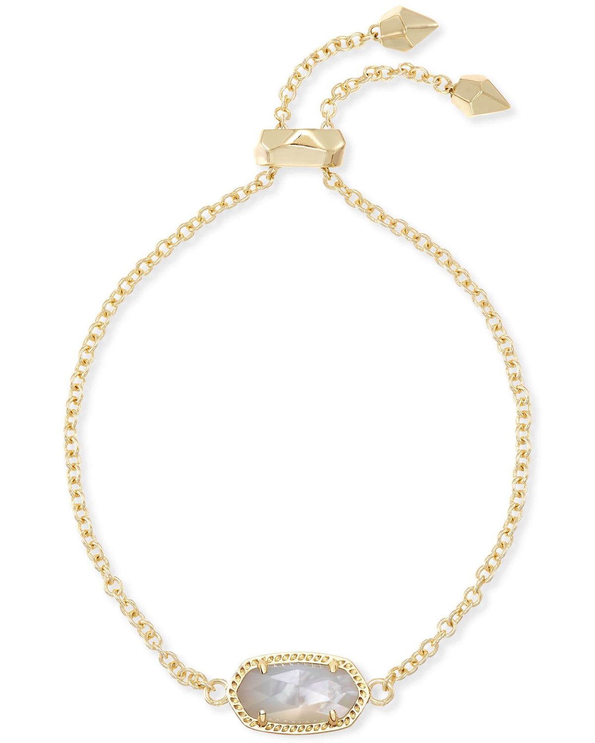 Elaina Gold - Ivory Mop Bracelet