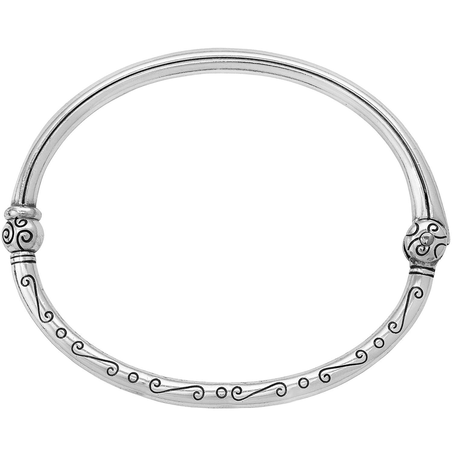 Charming Bangle Bracelet Flat View