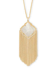 Kingston Gold White Mother Of Pearl Necklace