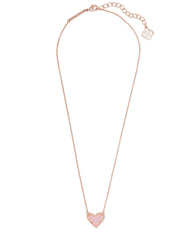 Ari Rose Gold - Pink Drusy Necklace