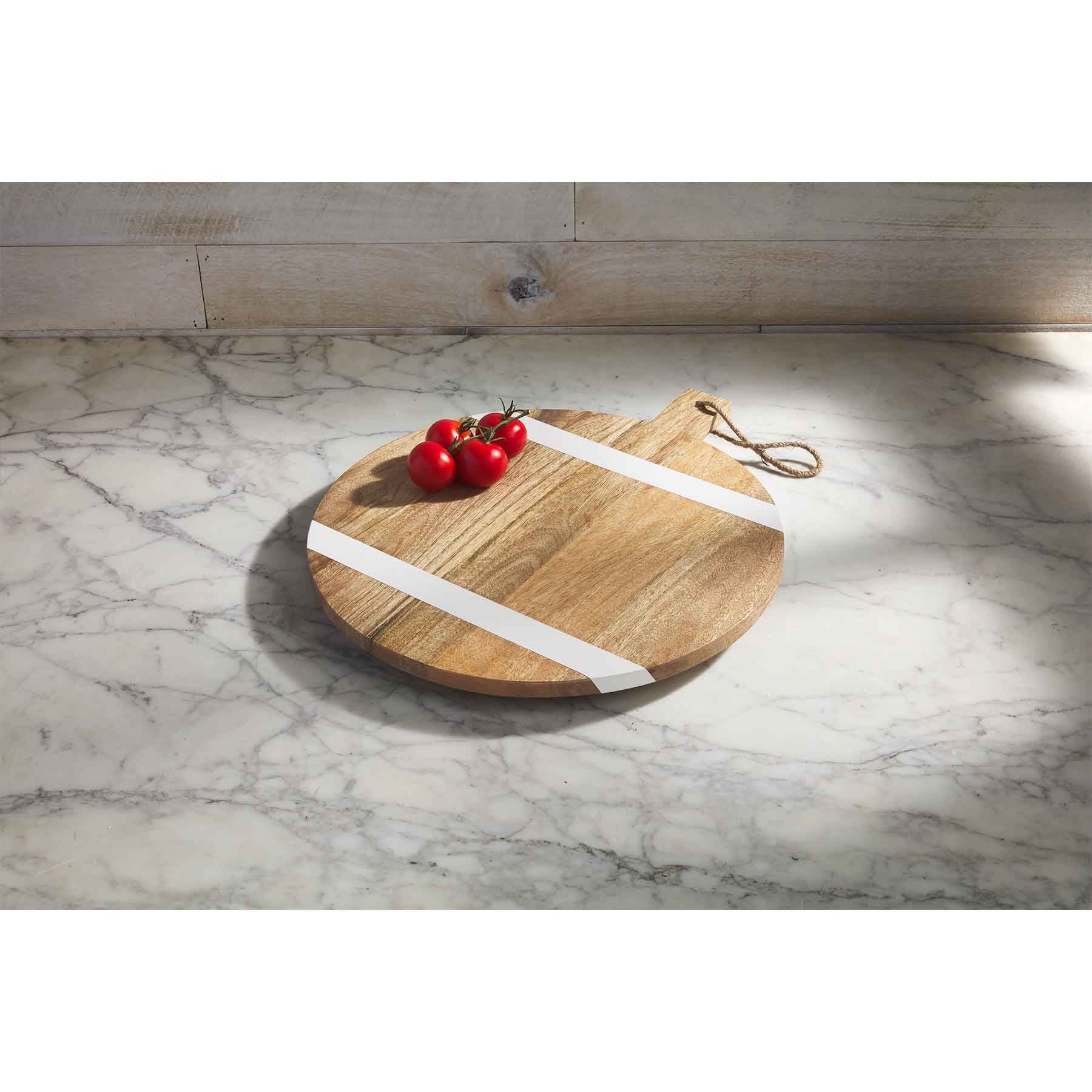 Wood Strap Lazy Susan