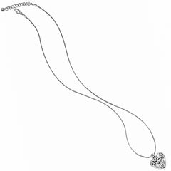 Contempo Heart Badge Clip Necklace Chain View