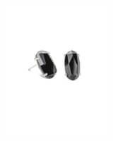 Betty Black Rhodium Black Earrings