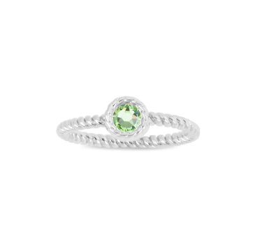August Birthstone Ring Size 8